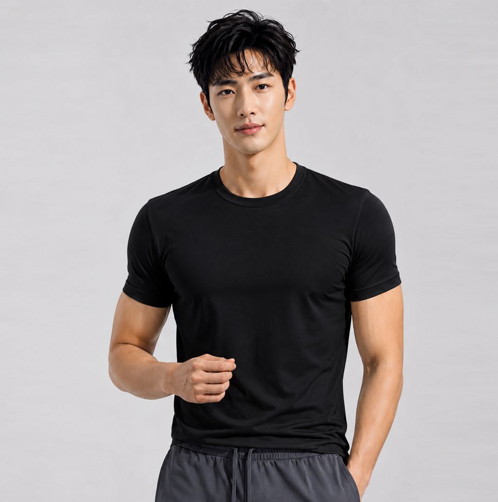 TRAINWELL - Daily Casual Basic Tshirt