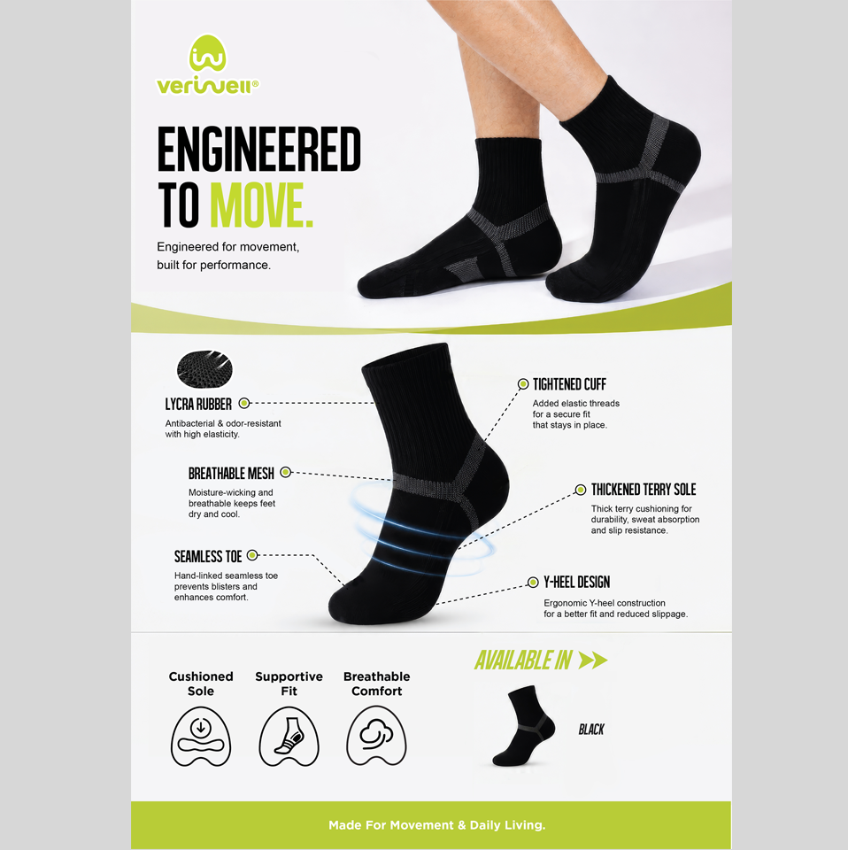 ACTIVE WEAR – PREMIUM SOCKS – Male – FIT