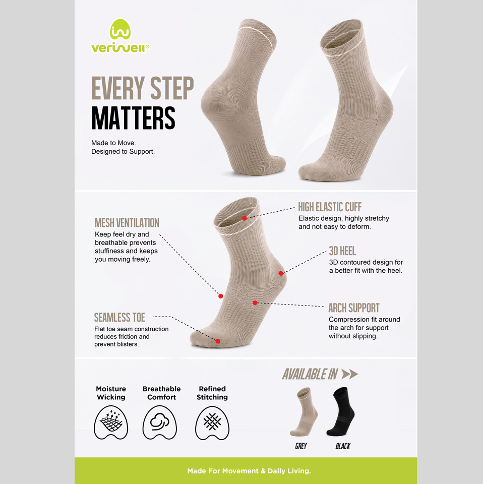 ACTIVE WEAR – PREMIUM SOCKS – Male – SUPPORT