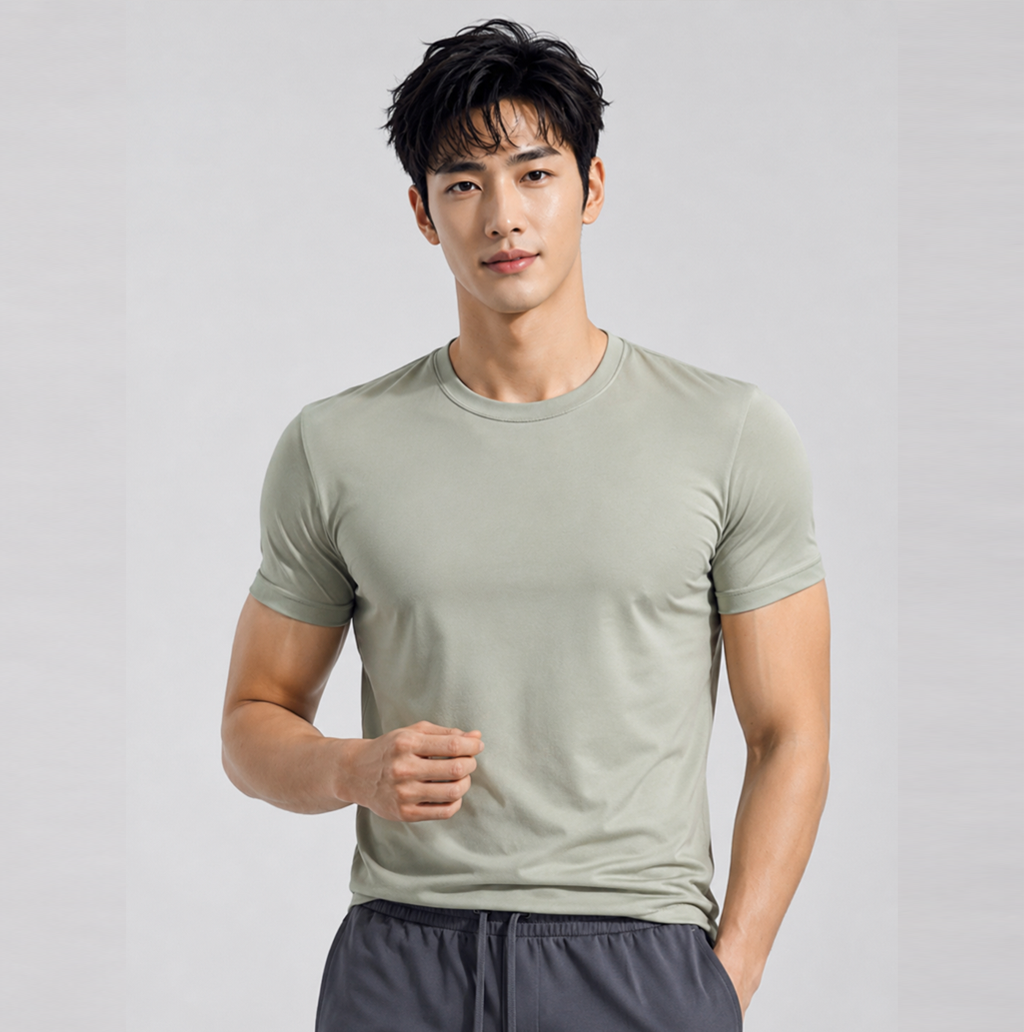 TRAINWELL - Daily Casual Basic Tshirt
